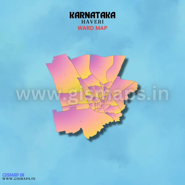 Haveri Ward Map (Karnataka)